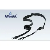 【翔準】 Amomax AM-DS02 軍規戰術背帶 雙點槍背帶 黑色 高級款 衝鋒 G36背帶扣環