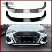 適用於【奧迪AUDI A3 8Y S3 2021+】前槓下巴前下巴前鏟前唇前包圍前擾流板包圍外觀外飾車身空力套件前唇改裝