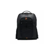 (店+)【NIKE 耐吉】Nike Hayware 後背包 多吃層 筆電包 登山 黑 橘 HJ8231-010