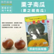 北海道栗子南瓜種子(栗之藏)--最熱門栗子南瓜品種-原廠包裝【四季綠園】