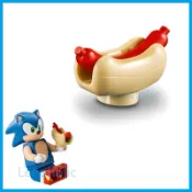 LEGO 樂高 大亨堡 熱狗 全新品 , 麵包 零件 食物 配件 手持物
