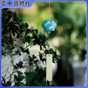 💥限時下殺💥手工可愛幻彩色貓爪風鈴掛飾 風鈴 日式風鈴 日式和風門飾鈴鐺 日本櫻花風鈴 手工玻璃和風掛件 可愛小掛飾