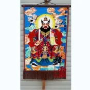 【可開發票】道士用品道教神像畫像一代天師張道陵畫像祖師像道場畫像張天師