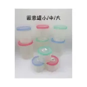 (店+)圓意罐 大/中/小 收納罐 儲物罐 零食罐 食物罐 醬料罐