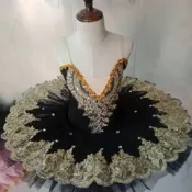 新款芭蕾舞蹈裙成人兒童專業芭蕾舞蓬蓬演出服天鵝湖演出TUTU紗裙7ZUT
