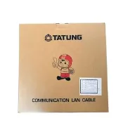 【TATUNG 大同】昌運監視器 大同網路線 CAT.6 4P 23AWG PE 黑皮 黑色 屋外室外線 100M 100米