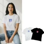 (店+)方框設計 Calvin Klein Jeans 女短T 純棉 CK 偏大 短袖 T恤 夏季穿搭@1781