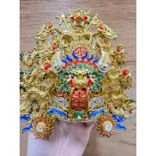 太子帽 紙帽 按金紙帽 神明帽 帽子 中壇元帥 田都元帥 頭冠 哪吒三太子 太子冠