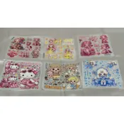 全新現貨 1浮雕貼紙防水文創手帳貼紙文具 Sp大耳狗庫洛米三麗鷗小櫻庫洛魔法使美少女戰士Dimoo 小王子狐狸
