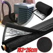 多用途 3 層粘扣帶 HVAC 管道絕緣罩耐候性 600D 牛津布 AC 線組絕緣套帶固定帶