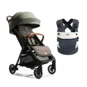 【Joie】parcel™輕量三折手推車+savvy lite air三合一嬰兒揹帶