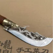 【手工鍛造】龍泉刀 龍頭正宗 中式菜刀 菜刀王 金門菜刀 剔骨刀 切片刀 切肉刀 家用廚房刀具 鍛造刀 小關公刀