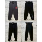 高雄凡賽斯歐洲精品 HUGO BOSS 紅牛字體圖像 刺繡漸層字體 灰色線條字體 拚色白邊 長棉褲 縮口褲 長褲