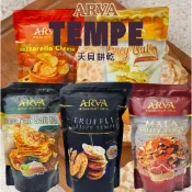 印尼🇮🇩ARVA Tempe Mozzarella Cheese 🧀 Crispy 天貝脆片 多種口味