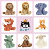 ✈️娃娃在臺✈️Jellycat 波浪毛獅子 大象 狐狸 小猴子 陪伴玩偶 動物 寶寶禮物 安撫娃娃 生日禮物