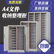 柳岸小舖 【多抽屜收納】A4文件櫃 資料櫃 檔案櫃 零件櫃 整理櫃 抽屜式存放櫃 鐵製收納櫃 辦公室收納 文件分類 文具收納 居家辦公兩用