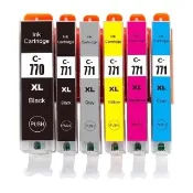 TC CANON 六色任選 PGI-770XL CLI-771XL 副廠墨水匣(適用 CANON MG5770/MG6870/MG7770)