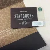 絕版菲律賓西雅圖星巴克公司週年卡Starbucks隨行卡。 有封套