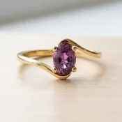 10K 14K 尖晶石 戒指 單寶石 戒指 0.47ct