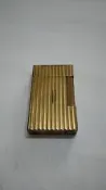 S.T Dupont都彭金色直條打火機
