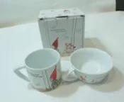 全家 Let's cafe 加藤真治小紅帽與野狼系列 /雙杯組 / 晴天款
