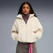 (店+)【PUMA】PUMA 外套 流行系列 米白 仿皮草 毛毛外套 女 63216987