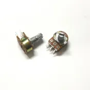 台灣現貨 B10K B100K B1K 1k 10K 100K 雙聯電位器 六腳 可調 可變電阻 wh148