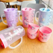 日式kitty冷水壺 涼水壺 耐高溫 耐熱 家用帶蓋 水杯套裝 水壺