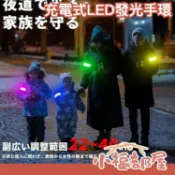 日本 OnePro 夜跑 LED 發光手環 充電式 Type-C 慢跑 夜間安全 夜光 騎車 登山 跨年 演唱會 發光條【小福部屋】
