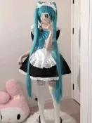 女僕裝公主大裙擺初音cosplay服裝女僕裝動漫裙子日韓休閒