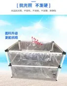 【客製】戶外遮陽遮雨佈 帆布水池支架游泳池防雨布涂塑布養殖魚池透明防水布罩蓄水池