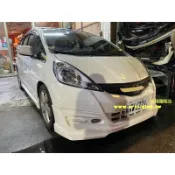 HONDA FIT NEW STYLE ABS LG台本無限前中包空力套件10-13