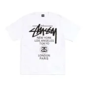 Stussy World Tour Tee 世界巡迴 短袖 白色 3903962-WE [台灣現貨]