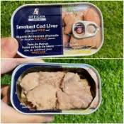 【 終年慶促銷 $82】老船長 鱈魚肝 日料專用 丹麥(船)鱈魚肝罐頭 罐頭 南北貨專賣店 三叉牌 五統綜果食品行