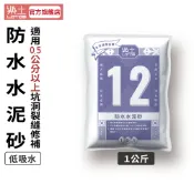 【樂土LOTOS官方旗艦店】12-樂土防水水泥砂1Kg｜壁癌劣化牆面、裂縫坑洞修補 壁面地板整平 窗框崁縫 低吸水 補土