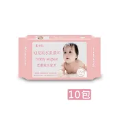 Kennex 肯尼士 幼兒純水柔濕巾 100抽x10包
