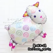 羊 鋁箔氣球 / 錫箔汽球 婚禮生日派對 祝賀禮物 會場佈置 兒童玩具 斑馬 長頸鹿 獅子 老虎 乳牛 猴子