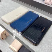 咔咔代購 新加坡小ck長夾 手拿包 鱷魚紋皮夾 charles&keith專櫃購買拉鏈零錢包 防刮多卡位卡夾女包 手拿包