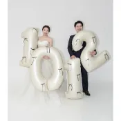 台南現貨」裸粉奶茶杏色/喔香檳奶油色數字40吋大氣球/生日慶生小朋友漂浮巨大拿鐵色歲數/週歲台灣高雄抓週台中/義大利進口