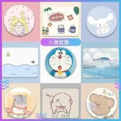 現清日韓圓鼠標墊滑鼠墊腕腦筆本加厚滑鼠墊滑可愛卡通漫圖案鼠標滑鼠墊史迪奇