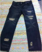 Levis X Fenom 505-0207M J54 J34381 0606 豹紋 破壞 DISCO selvage 