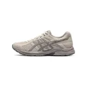 (店+)【asics 亞瑟士】T8D4Q-021 ASICS Gel-Contend 4 網面舒適 織物合成革耐磨透氣包裹性回彈 低幫 休閒長跑短跑城市通勤體測體考跑步鞋 男款 米色