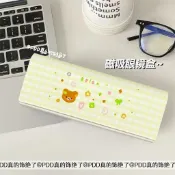 【新店上架】🎉臺灣出貨🎉格子拉拉熊眼鏡盒磁吸式學生近視眼鏡收納盒便攜抗壓墨鏡盒大容量輕鬆熊