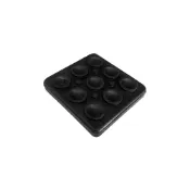(店+)軟質橡膠防震墊 3吋*3吋 長7.5×寬7.5公×厚1.3公分方型防震墊 抽水馬達 空壓機防震墊 中崙五金