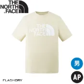  【The North Face 男 圓領快乾短袖棉T AP《淺卡其》】88GY/登山/吸濕/排汗/透氣/短袖T