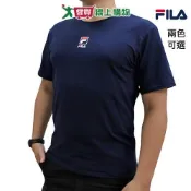 FILA 親膚棉質圓領短袖衫(M-XL)【分色可選】柔軟透氣 立體剪裁 上衣 短袖 圓領【愛買】