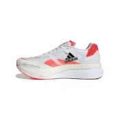 (店+)【adidas 愛迪達】FY4079 adidas Adizero Boston 10 訓練競速專業 織物減震耐磨透氣 低幫 碳板跑步鞋 男款 白橙黑