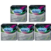 (店+)【Durex 杜蕾斯】5盒飆風碼保險套(共15入)