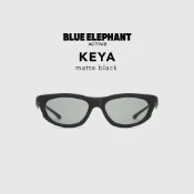 【BLUE ELEPHANT】KEYA matte black ACTIVE運動款式 太陽眼鏡 墨鏡 附盒 官方旗艦店
