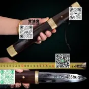 龍泉劍寶劍硬劍小劍紫光檀百煉鋼覆土燒刃小劍收藏禮品短未開刃